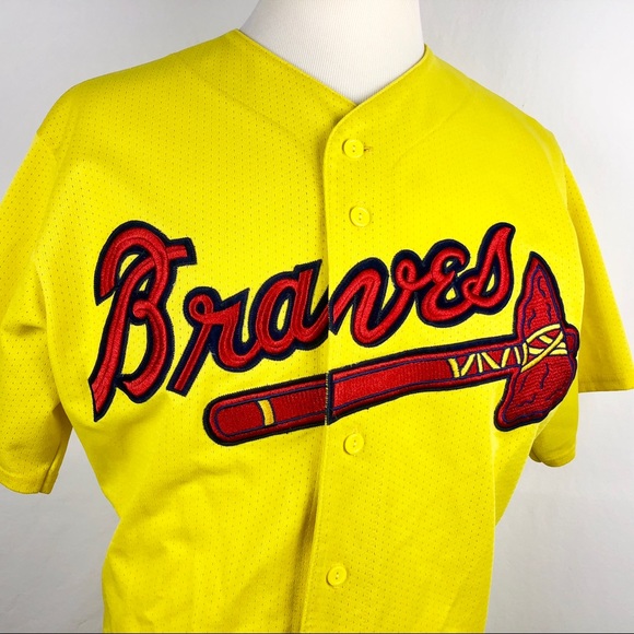 yellow braves jersey